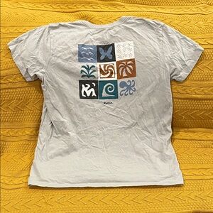 Katin Light Gray T-Shirt with Brown Logo